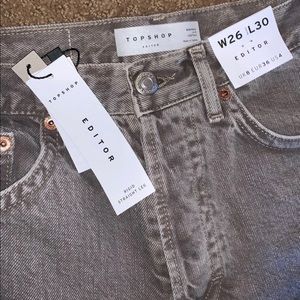 top shop straight leg jeans